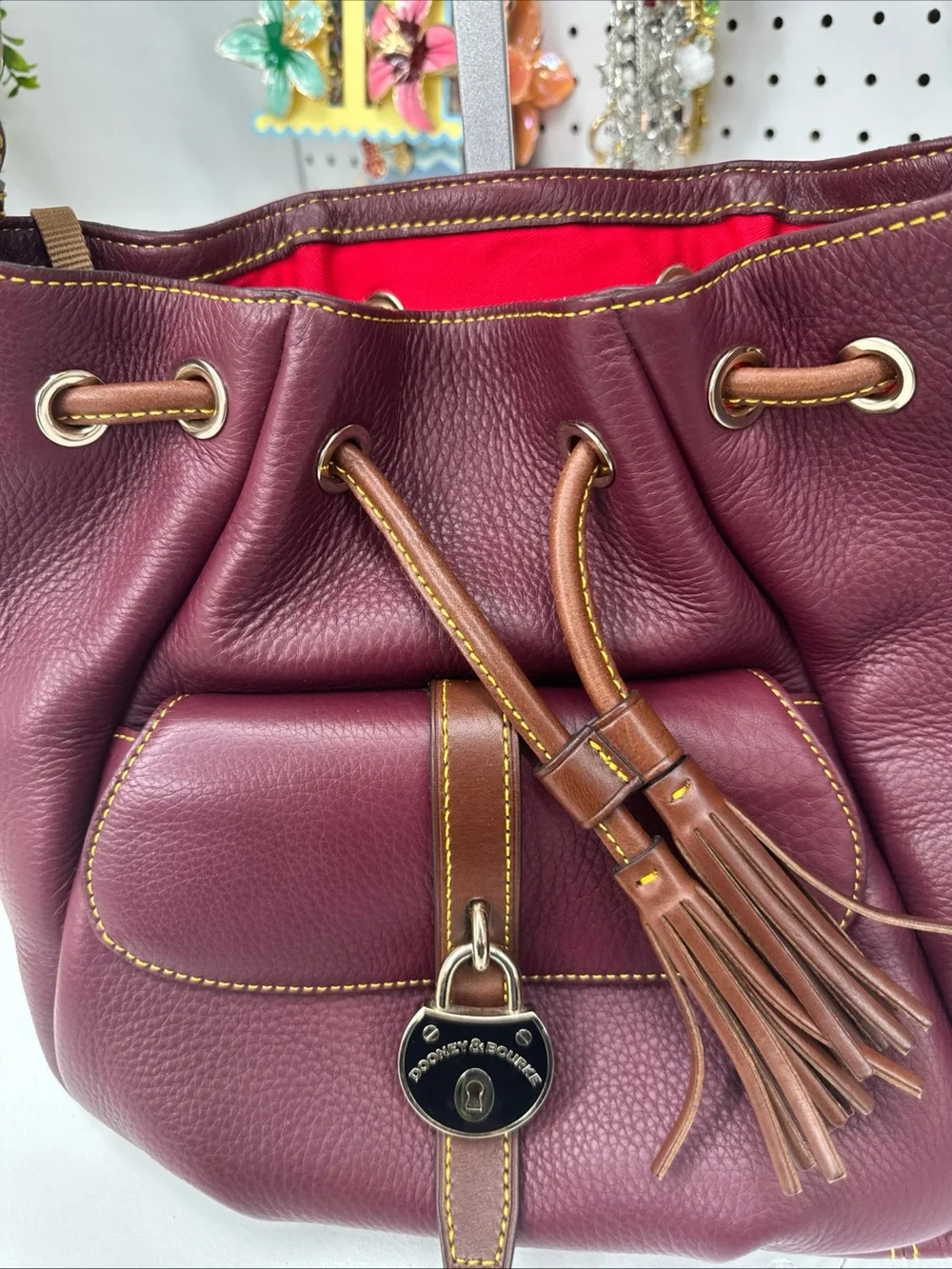 Dooney & Bourke stylish burgundy